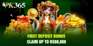 PK365 first deposit bonus promotion
